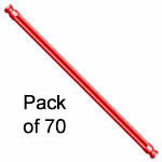 Pack 70 K'NEX Rod 128mm Red