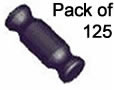 Pack 125 K'NEX Rod 16mm Black