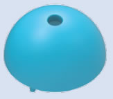 K'NEX Ball half Blue