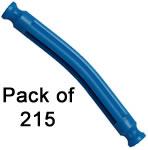 Pack 215 K'NEX Flexi rod 52mm Blue