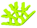 K'NEX Connector 4-way Fluorescent Green