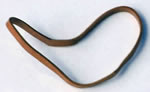 Rubber band 102mm Brown