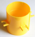 K'NEX Tube holder 6.3cm Yellow