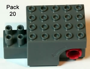 Pack 20 K'NEX Brick motors
