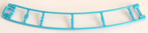 MICRO K'NEX Coaster Track curve right Mid blue