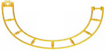 MICRO K'NEX Coaster Track semi circle Yellow