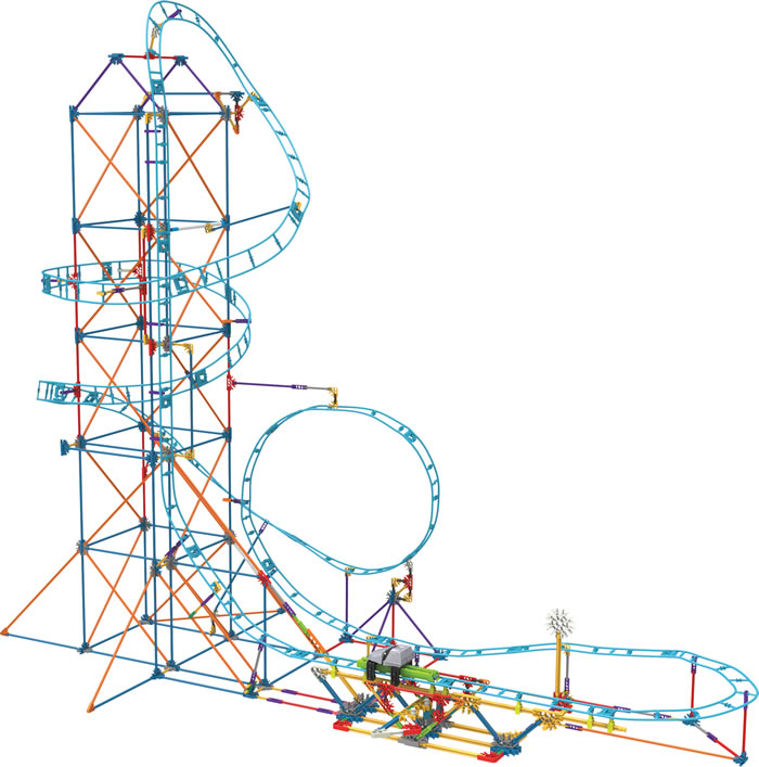 K'NEX Cross Fire Chaos coaster