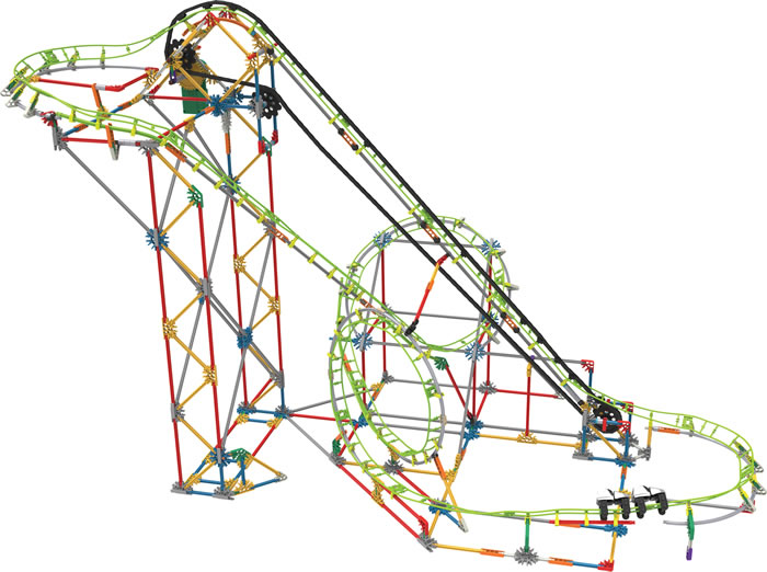 K'NEX Double Doom coaster