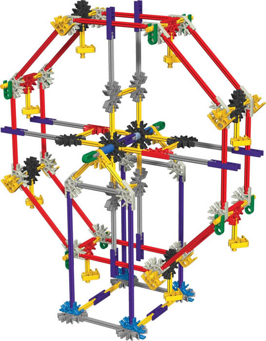 Micro K'NEX Ferris wheel