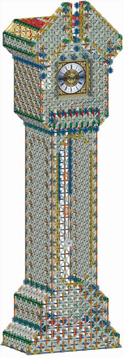 K'NEX 6 foot Grandfather clock