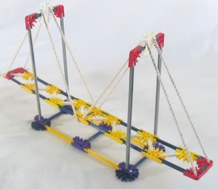 K'NEX Cable-stayed bridge