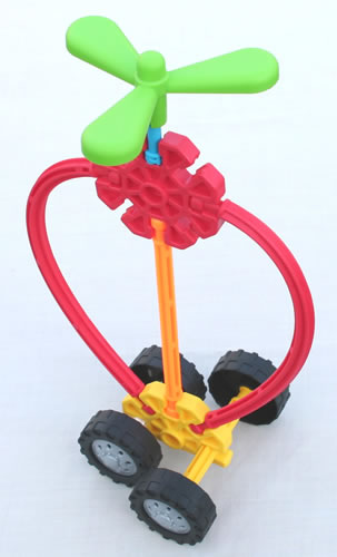 Kid K'NEX Heartcopter