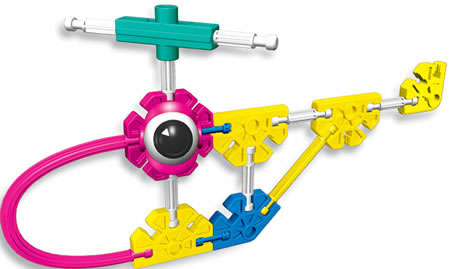 Kid K'NEX Helicopter Buddie (Zoomin' Buddies set)