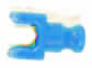 Clip K'NEX avec embout de tige bleu moyen