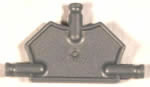 Mini Panneau connecteur triangulaire K'NEX Argent