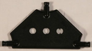 Petit Panneau connecteur triangulaire K'NEX Noir