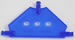Petit Panneau connecteur triangulaire K'NEX Bleu fluorescent