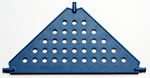 Grand Panneau connecteur triangulaire K'NEX Bleu