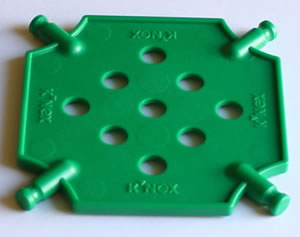 Petit panneau connecteur Carr K'NEX Vert