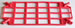24032 K'NEX Flex panel latticed Red for K'NEX Son of serpent coaster