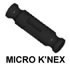 509502 MICRO K'NEX Rod 14mm Black for K'NEX Cobra's Coil coaster