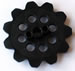 517900 K'NEX Sprocket gear Black for K'NEX Corkscrew Coaster