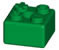 840406 K'NEX Brick 2 x 2 Green for K'NEX Dinosaur 20+ Model Building Set