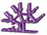 90909 K'NEX Connector 4-way 3D Purple for K'NEX Elementary maths and geometry set