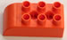 99226 Kid K'NEX Brick 2 x 3 Rounded end Orange for Kid K'NEX Classroom collection