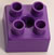 99230 Kid K'NEX Brick 2 x 2 Purple for Kid K'NEX 16-model Big Building tub